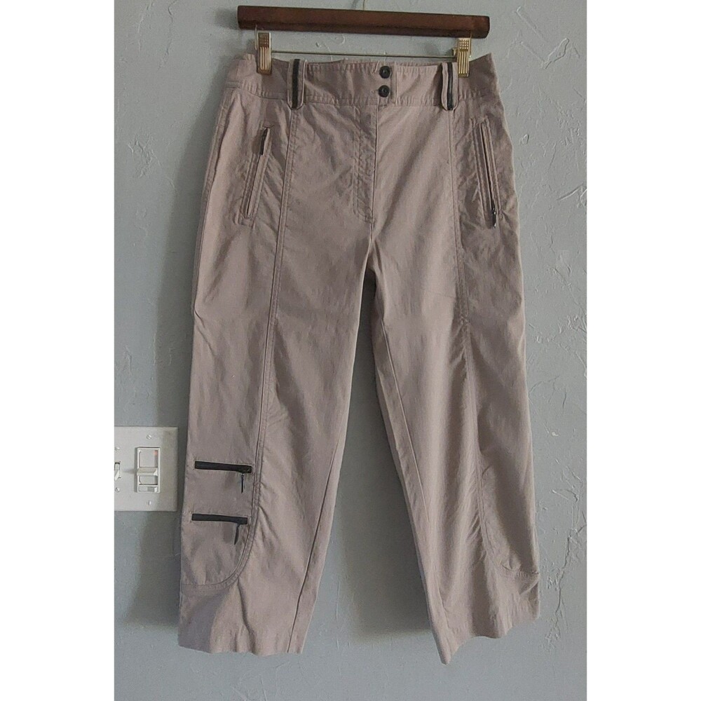 jamie sadock Pants Crops Nylon Rayón, Spandex, Brown Light, Pockers, 30 Inch...